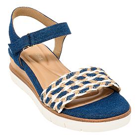 "As Is" easy spirit Edythe Casual Wedge Sandal
