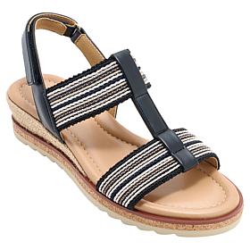 "As Is" easy spirit Selene Low Wedge Sandal