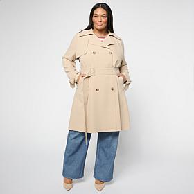 "As Is" Elle Live Get the Look Trench Coat 