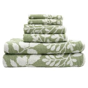 "As Is" Emery House Jacquard 6pc Towel Set