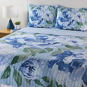 "As Is" Emryn House 100% Cotton Scalloped Edge Quilt Set