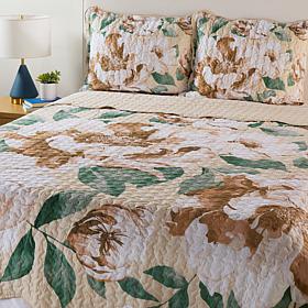 "As Is" Emryn House 100% Cotton Scalloped Edge Quilt Set