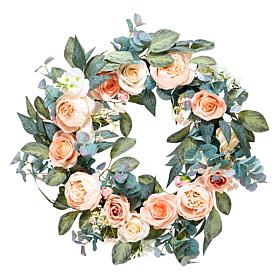 "As Is" Emryn House 24" Floral Wreath