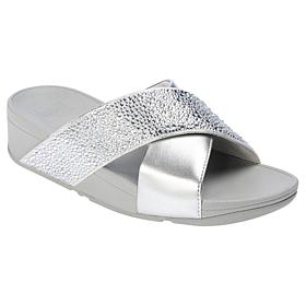 "As Is" FitFlop Lulu Crystal-Mix Metallic Cross