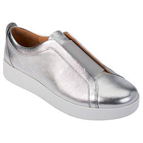 "As Is" FitFlop Rally Elastic Leather/Suede Slip-On Sneaker