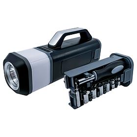 "As Is" Flipo Ultimate Dual Flashlight & Lantern with Tool Set