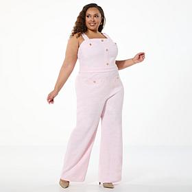 "As Is" G by Giuliana Black Label Textured Knit Jumpsuit