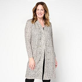"As Is" G by Giuliana Boucle Knit Topper Cardigan