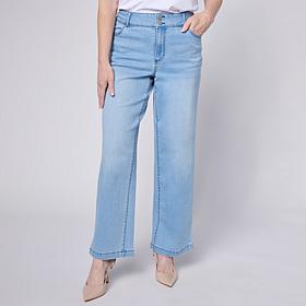 "As Is" G by Giuliana G5 Stretch Denim Full-Leg Trouser