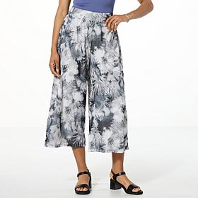 "As Is" G by Giuliana High-Waist Aria Mesh Knit Wide Leg Pull-On Pant