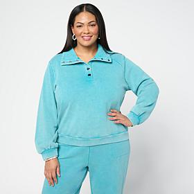 "As Is" G by Giuliana Sun-Kissed Terry Top