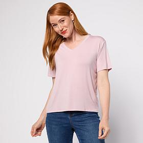"As Is" G by Giuliana V-Neck Ecoluxe Tee