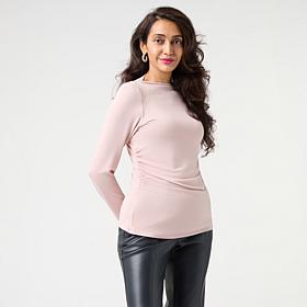 "As Is" GREY by Jhoan Sebastian Grey Knit Top with Gathering