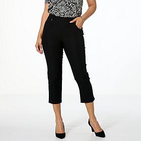 "As Is" HUE Everyday Stretch Knit Pull-On Capri Pant