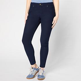 "As Is" HUE Fleece-Lined Denim Legging
