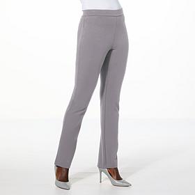 "As Is" IMAN Global Chic Straight Leg Ponte Pant