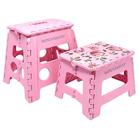 "As Is" Improvements 14.5" and 12.5" Folding Plastic Step Stools