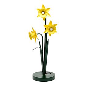 "As Is" Improvements 20" Flower Solar Lamp