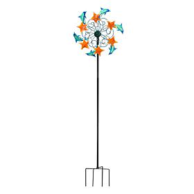 "As Is" Improvements 6' Coastal Dolphin Wind Spinner Stake
