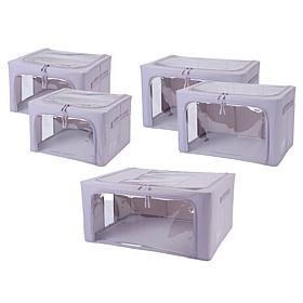"As Is" Improvements Collapsible Storage Bins - Set of 5