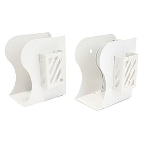 "As Is" Improvements Expandable Metal Bookshelf - Set of 2