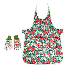 "As Is" Improvements Gardening Apron and Gloves Bundle
