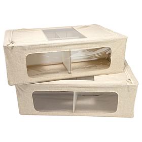 "As Is" Improvements Set of 2 Soft Storage Bins