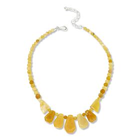 "As Is" Jay King South African Yellow Opal 18" Necklace
