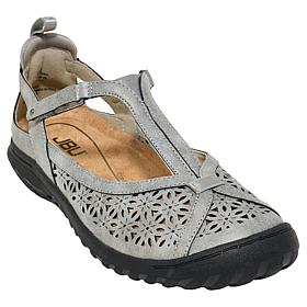 "As Is" JBU Daffodil Casual T-Strap Comfort Sandal