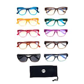 "As Is" Joy 12-pc Readers Style Collection Biggest Set Ever w/Deskt...