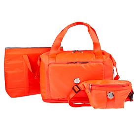 "As Is" Joy CleanBoss Expandable Pop Tote with Belt Bag & New Coole...