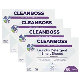 "As Is" Joy CleanBoss Powerful Laundry Smart Sheets 4pk Up to 240 L...