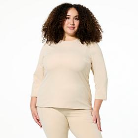 "As Is" Joy Collection Luxe Performance Ultra Smooth Crew Neck Top