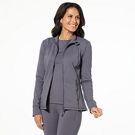 "As Is" Joy Collection Luxe Performance Ultra Smooth Zip Up Jacket