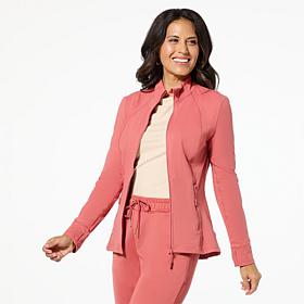 "As Is" Joy Collection Luxe Performance Ultra Smooth Zip Up Jacket