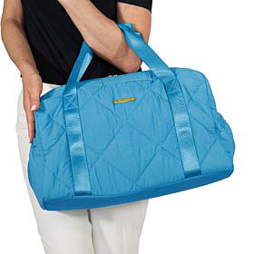"As Is" Joy Collection Quilted Duffle & Belt Bag Set w/Antimicrobia...