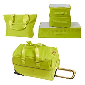"As Is" Joy Eco Luxe World Traveler 5pc Light & Chic Luggage Set