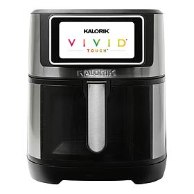 "As Is" Kalorik Vivid Touch 7qt High-Res Touchscreen Air Fryer with...
