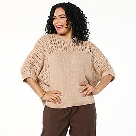 "As Is" LB70 by Lloyd Boston Excursion Open Stitch Top