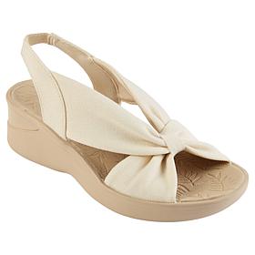 "As Is" LifeStride with Bzees Technology Washable Wedge Sandals - S...
