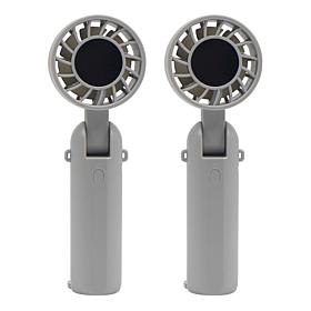 "As Is" Living Glow 2-Pack Portable Rechargeable Mini Fans