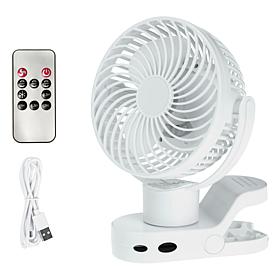 "As Is" Living Glow Fan Rechargeable Power Bank with LED Light