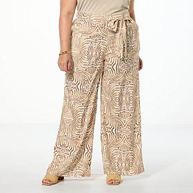 "As Is" Mark & James by Badgley Mischka Bianca Wide-Leg Palazzo Pant