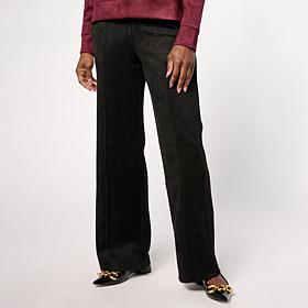 "As Is" Mark & James by Badgley Mischka Kim Wide Leg Pin Tuck Pant