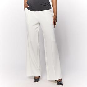 "As Is" Mark + James by Badgley Mishka Wide Leg Pin Tuck Pant