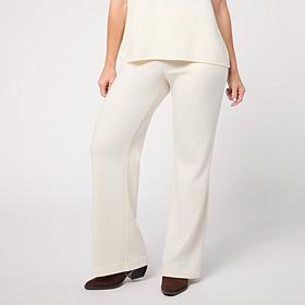 "As Is" MarlaWynne French Terry Full-Length Flare Pant