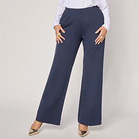 "As Is" MarlaWynne Straight Leg Pant with Darts Details