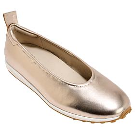 "As Is" Naturalizer Carla Leather Slip-On Sport Ballet Flat