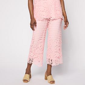 "As Is" Nina Leonard Elastic Waist Pull-On Cropped Pant