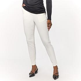 "As Is" Nina Leonard Millennium Knit Narrow Leg Pull-On Pant